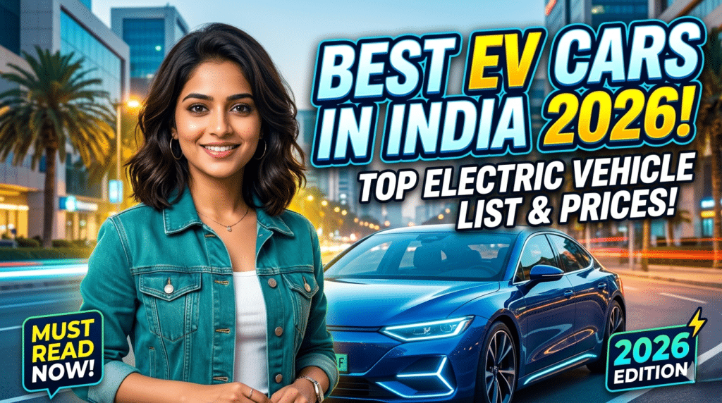 Best EV Cars in India 2026 Price, Range & Top Electric Cars List