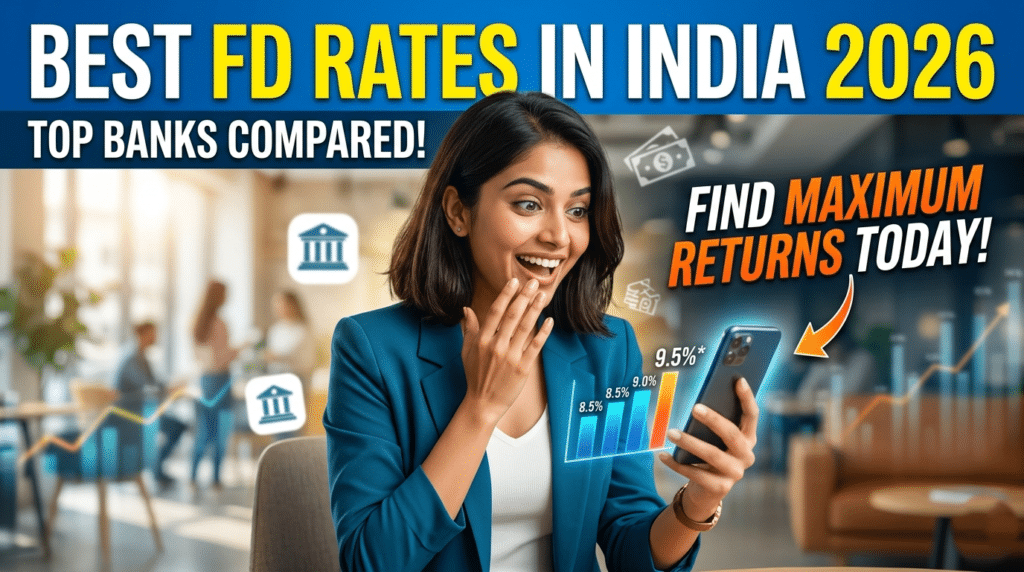 Best Bank FD Rates Today in India (2026) – Highest Interest Returns You Shouldn’t Miss
