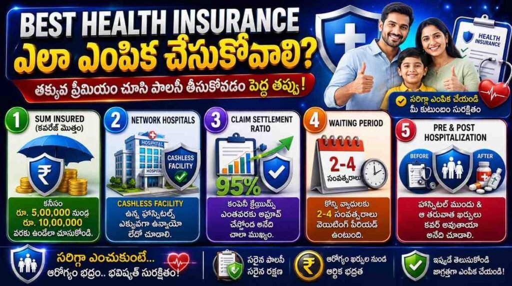 Best Health Insurance in India 2026 – Complete Guide for Families & Individuals