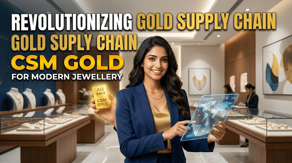 CSM Gold - Revolutionizing Gold Supply Chain Management for the Modern Jewellery Industry