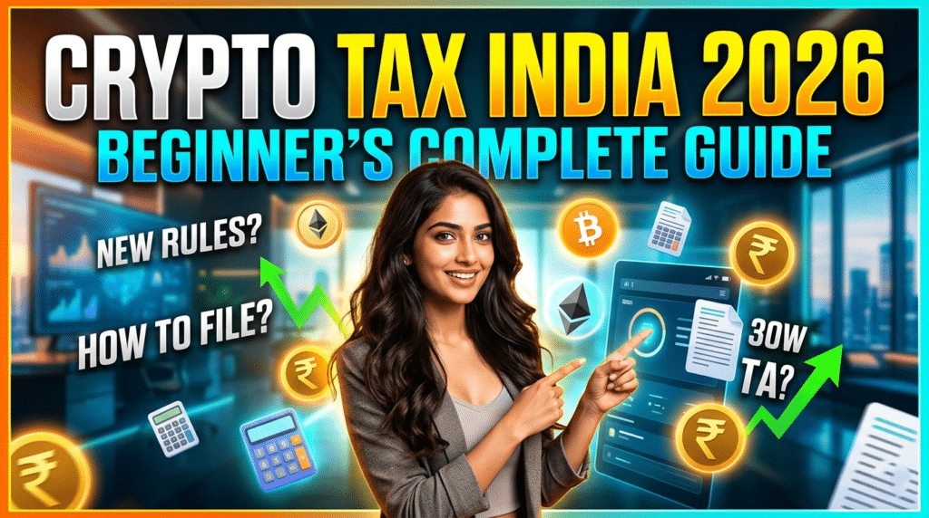Cryptocurrency tax in india 2026 explained – Complete Guide for Beginners