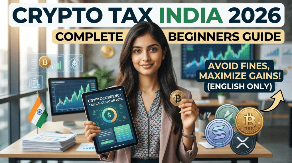 Cryptocurrency tax in india 2026 explained – Complete Guide for Beginners