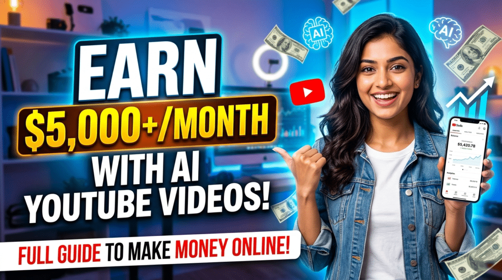 Earn Money with AI YouTube Videos: Complete Guide to Make Money Online