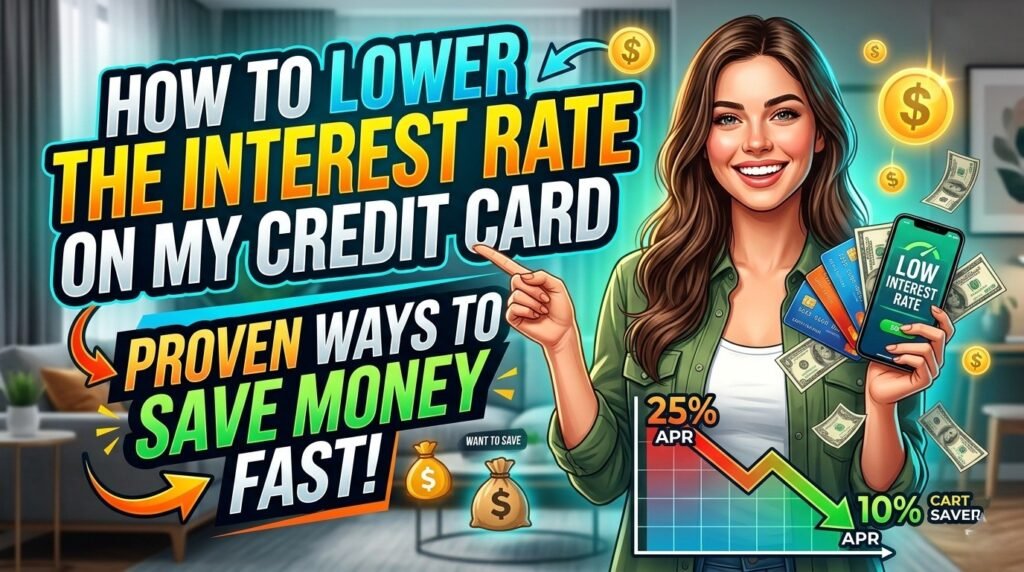 How to Lower the Interest Rate on My Credit Card (Proven Ways to Save Money Fast)