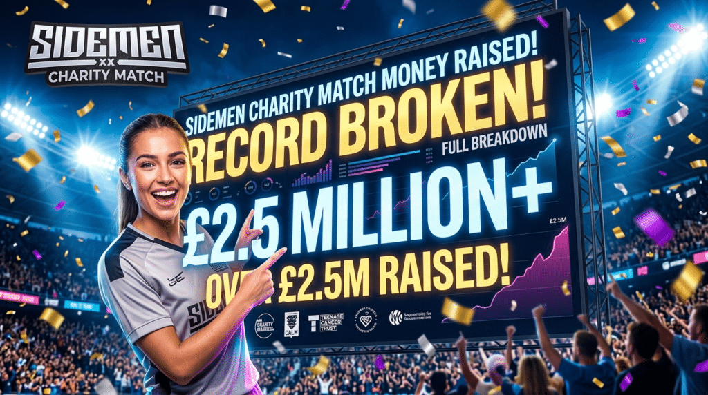 Sidemen Charity Match Money Raised Full Breakdown of Record