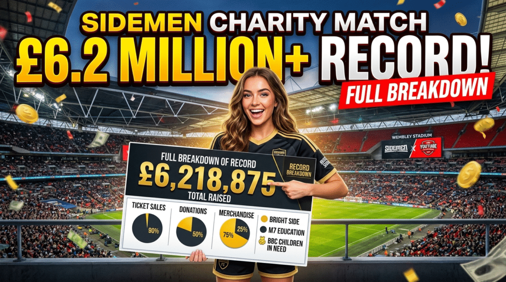 Sidemen Charity Match Money Raised Full Breakdown of Record