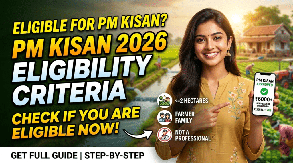 pm kisan scheme eligibility