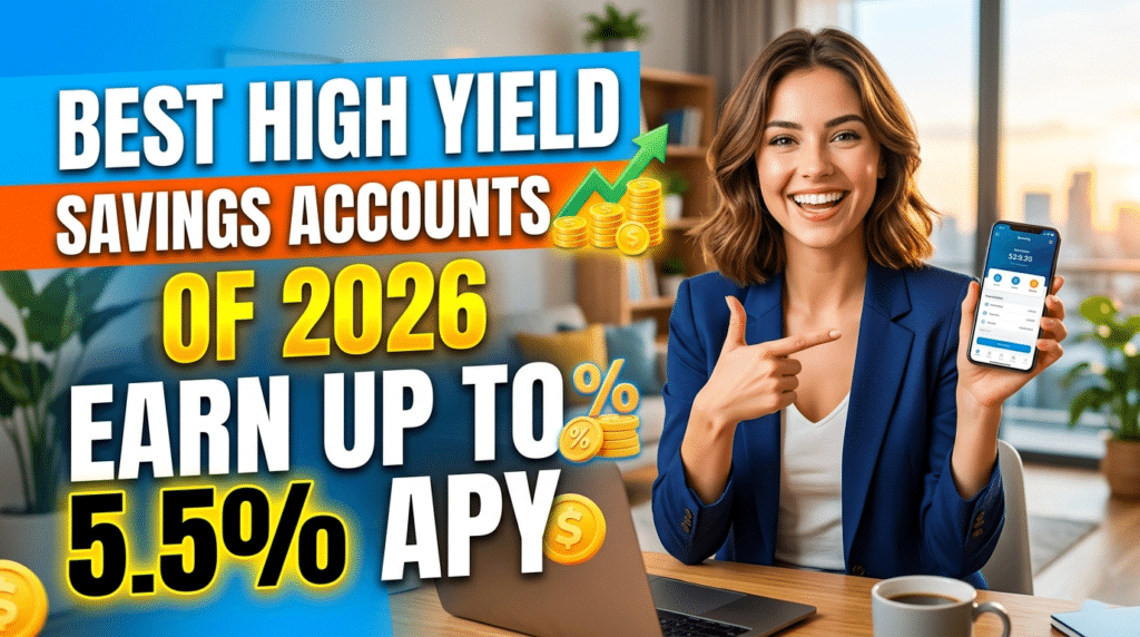Best High Yield Savings Accounts of 2026 - Earn Up to 5.5% APY