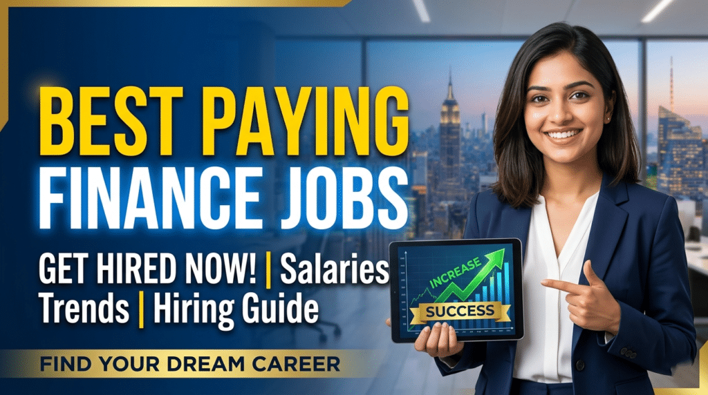 Finance Jobs Near Me - Best Paying Finance Careers, Salary Trends, and Hiring Guide