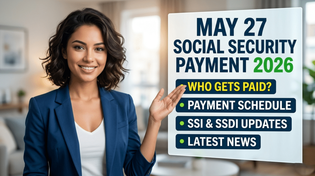 May 27 Social Security Payment 2026 - Who Gets Paid, Payment Schedule, SSI, SSDI