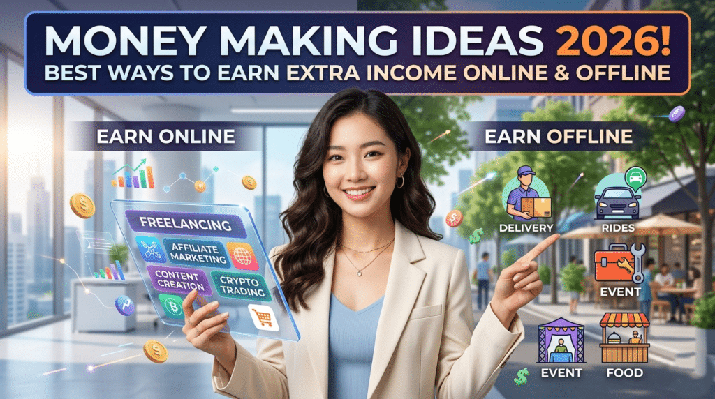 Money Making Ideas 2026 - Best Ways to Earn Extra Income