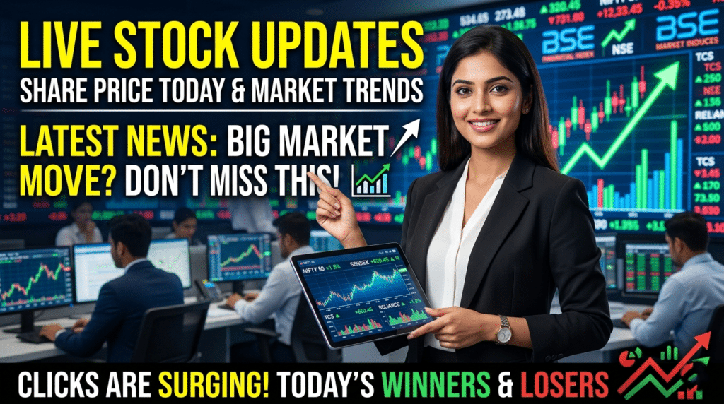 Share Price Today Live Updates, Stock Market Trends