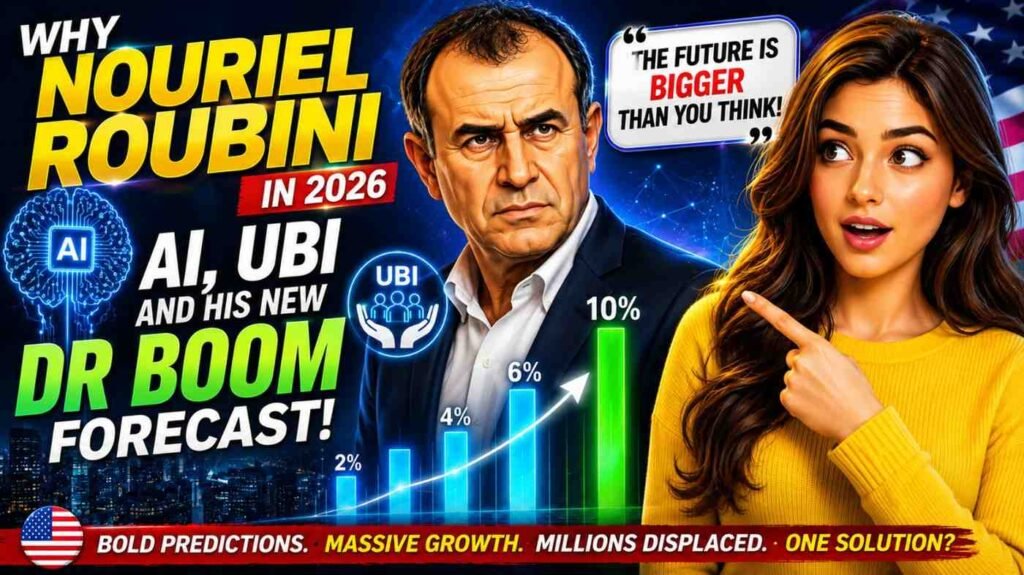 Why Nouriel Roubini in 2026 - AI, UBI and His New Dr Boom Forecast